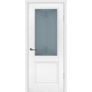 Дверь PSC-27 Белый со стеклом