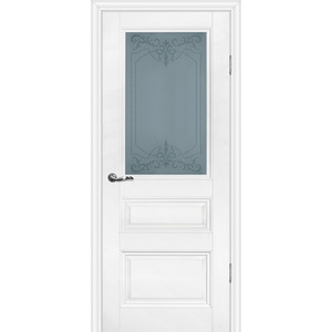 Дверь PSC-29 Белый со стеклом