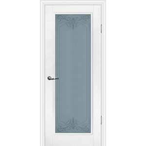 Дверь PSC-25 Белый со стеклом