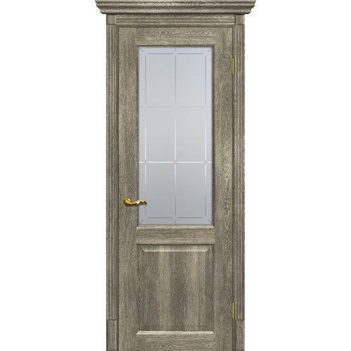 Дверь Тоскана-1 Гриджио со стеклом