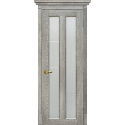 Дверь Тоскана-5 Чиаро гриджио со стеклом
