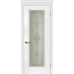 Дверь Флоренция-1 Белый со стеклом