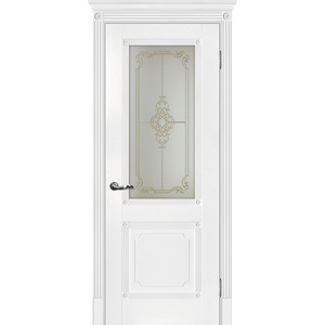 Дверь Флоренция-2 Белый со стеклом