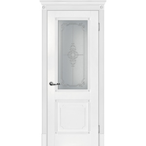 Дверь Флоренция-2 Белый со стеклом
