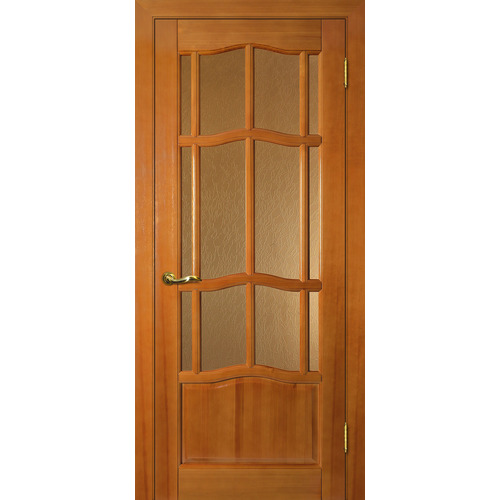 Дверь Ампир ДО Тонированная сосна со стеклом
