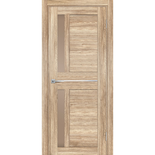 Дверь PSL-19 Сан-ремо натуральный со стеклом