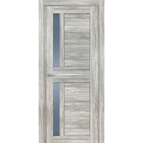 Дверь PSL-19 Сан-ремо серый со стеклом