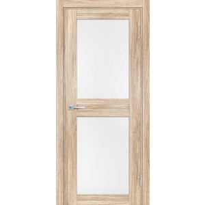 Дверь PSL- 4 Сан-ремо натуральный со стеклом