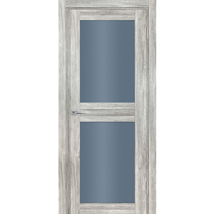 Дверь PSL- 4 Сан-ремо серый со стеклом
