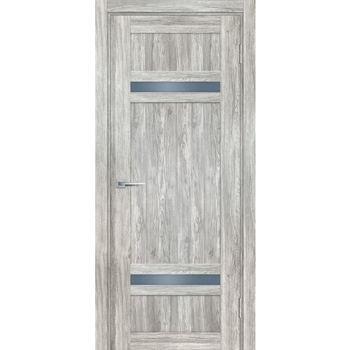 Дверь PSL- 5 Сан-ремо серый со стеклом