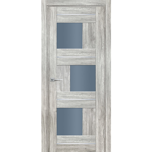 Дверь PSL-13 Сан-ремо серый со стеклом