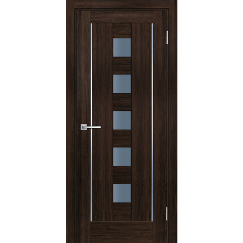 Дверь PSL-34 Сан-ремо шоколад со стеклом
