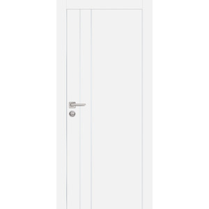Дверь PX-14 AL кромка с 2-х ст. Белый