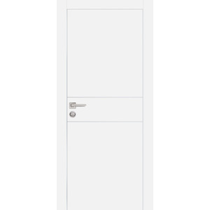 Дверь PX-15 AL кромка с 2-х ст. Белый