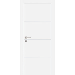 Дверь PX-2 AL кромка с 2-х ст. Белый