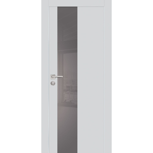 Дверь PX-6 AL кромка с 2-х ст. Агат со стеклом