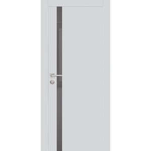 Дверь PX-8 AL кромка с 2-х ст. Агат со стеклом