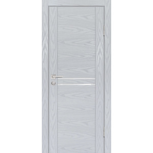 Дверь PSM-4 Дуб скай серый со стеклом