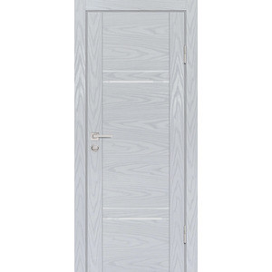 Дверь PSM-5 Дуб скай серый со стеклом