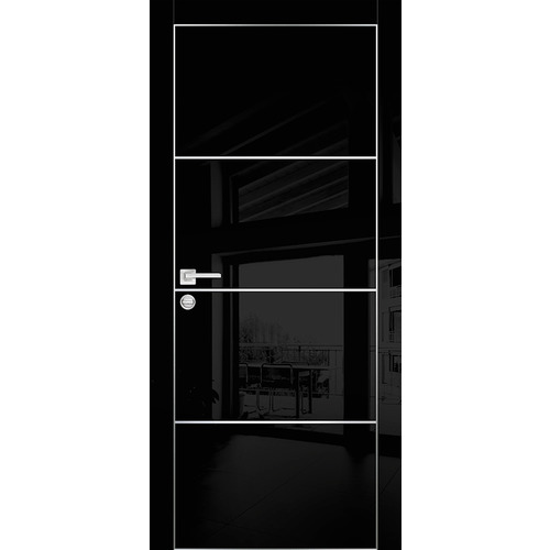 Дверь HGX-2 Черный глянец