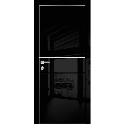 Дверь HGX-4 Черный глянец