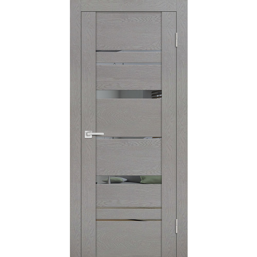 Дверь PST-2 серый ясень со стеклом