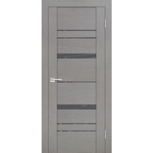 Дверь PST-2 серый ясень со стеклом