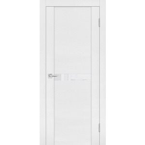 Дверь PST-3 белый ясень со стеклом