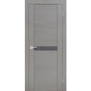 Дверь PST-3 серый ясень со стеклом