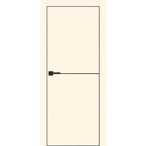 Дверь PX-19 черная кромка с 4-х ст. Магнолия