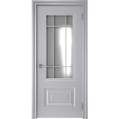 Дверь Смальта-46 Серый ral со стеклом